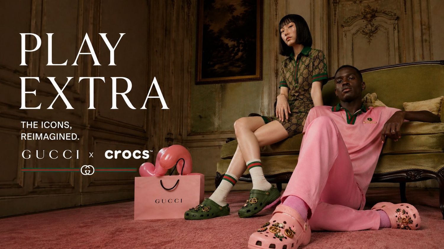 Gucci x Crocs 主视觉